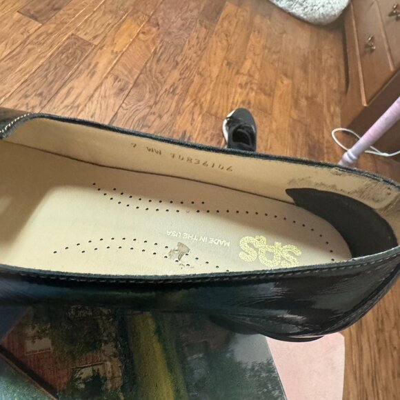 SAS Sonya Black Pumps Size 7WW - Picture 4 of 7